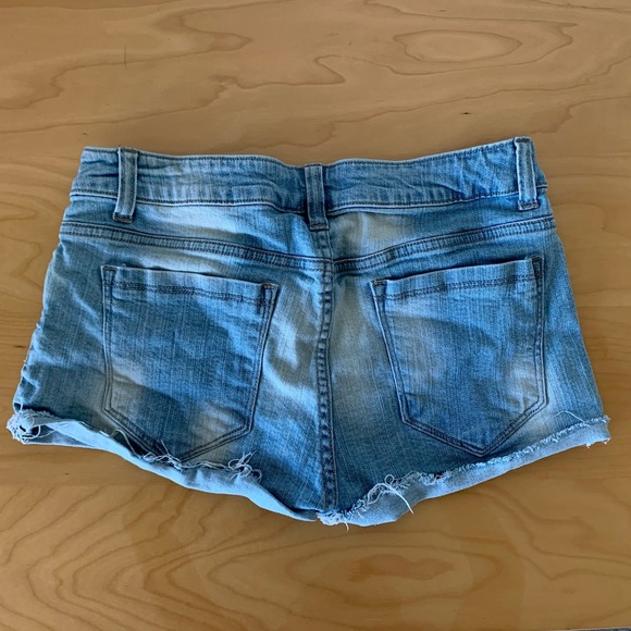 Low-Rise Jean Shorts - Picture 2 of 2